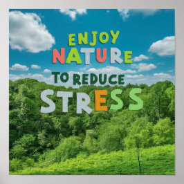 Inspiration für einen gesunden Lebensstil Poster