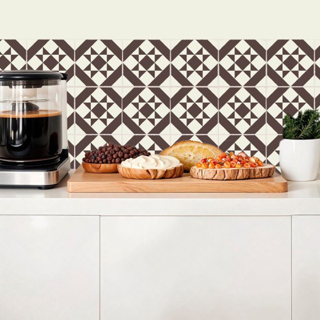 Inspiration für geometrisch-braune Fliesen (Von Creator hochgeladen)