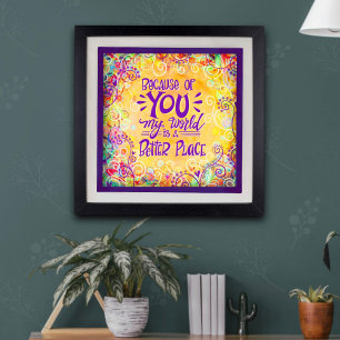 Inspiration für Sie Gelbe Klasse Poster