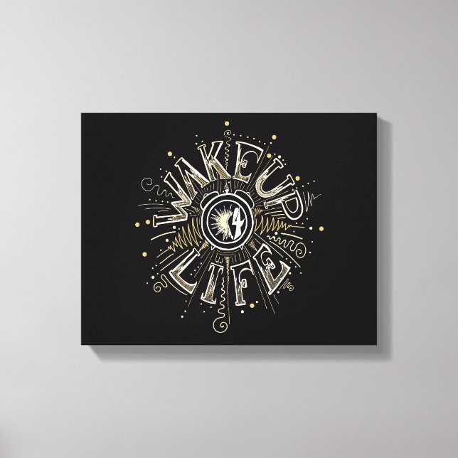 Inspiration GEWECKT UP 4 LIFE Anführungsbeispiel Leinwanddruck (Vorderseite)