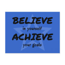 Inspiration glauben Sie sich selbst Typografie