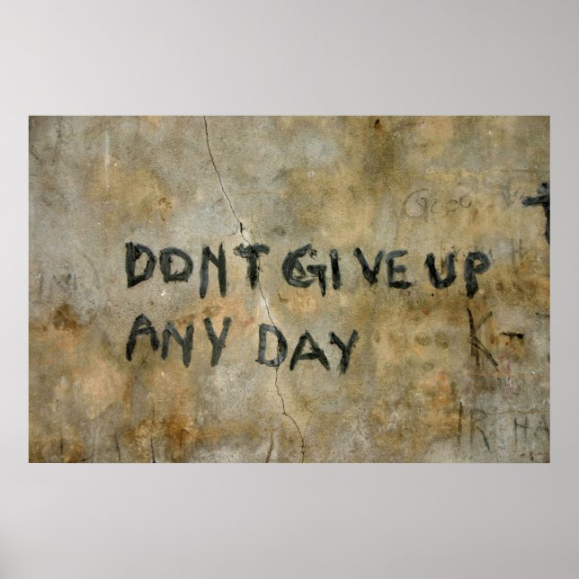 Inspiration Graffiti - Drucken Poster (Vorne)