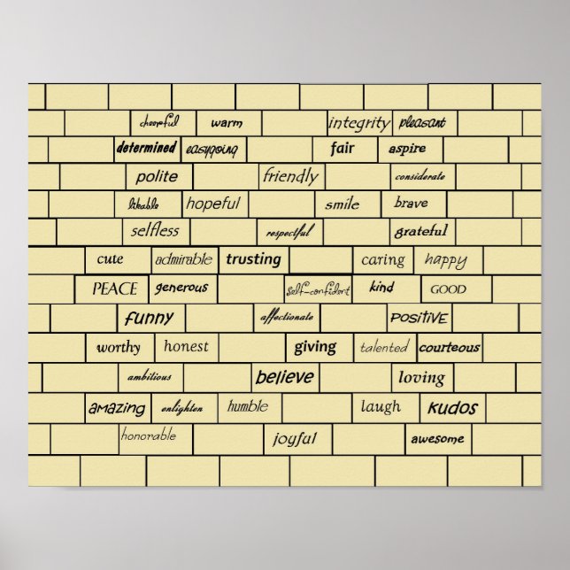 Inspiration Graffiti Print Poster (Vorne)