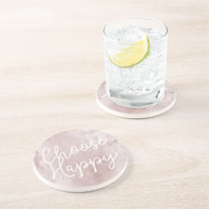 Inspiration Happy Chic Dusty Rose Blush Pink Getränkeuntersetzer