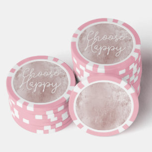 Inspiration Happy Chic Dusty Rose Blush Pink Pokerchips