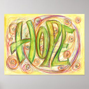 Inspiration Heft Word Art Poster