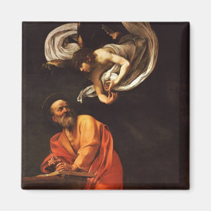 Inspiration Heiliger Matthäus Caravaggio Malerei K Magnet