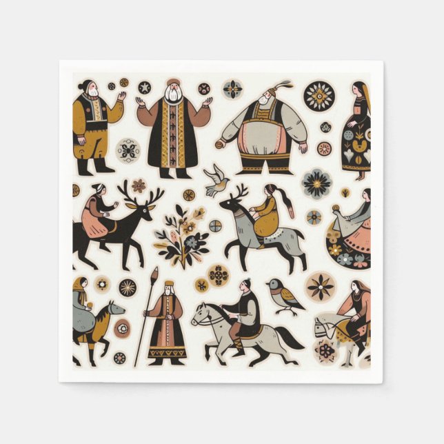 Inspiration Herbstsaison Serviette (Vorderseite)