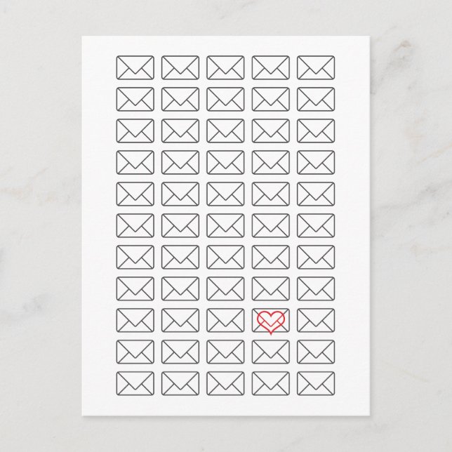 Inspiration I Liebe Sie beachten Postkarte (Vorderseite)
