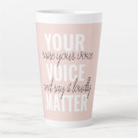 Inspiration Ihre Stimme zählt Motivationszitat