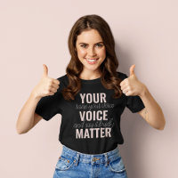 Inspiration Ihre Stimme zählt Motivationszitat