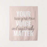 Inspiration Ihre Stimme zählt Motivationszitat