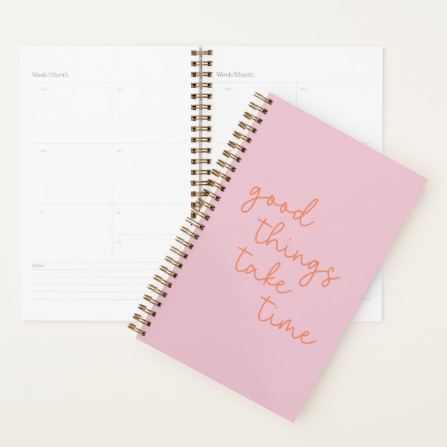 Inspiration in Rosa und Orange Planer (Anzeige)