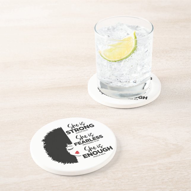 Inspiration ist Sandstone-Untersetzer Getränkeuntersetzer (Seite)