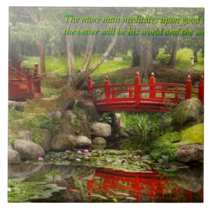 Inspiration - Japanischer Garten - Meditation Fliese