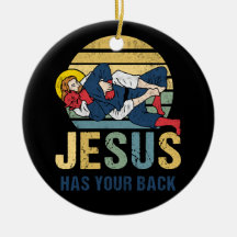 Inspiration Jesus hat Ihren Rücken Jiu Jitsu Retro