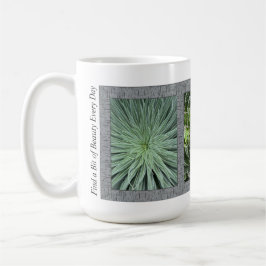 Inspiration-Kaffee-Tasse mit Aloe-Pflanze Kaffeetasse