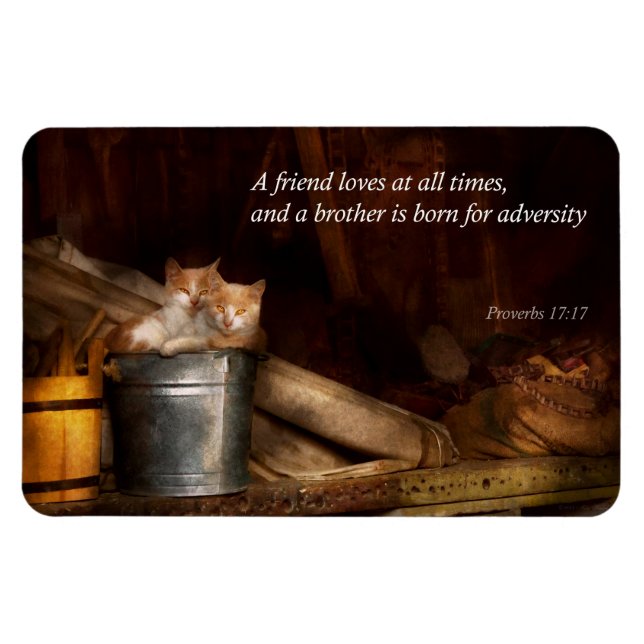 Inspiration - Katze - Menge Spaß Magnet (Horizontal)