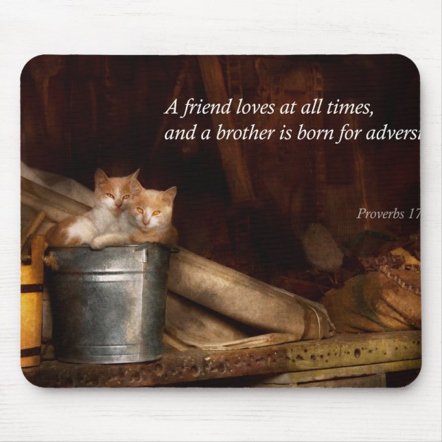 Inspiration - Katze - Menge Spaß Mousepad (Vorne)