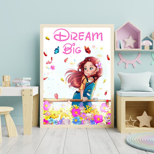 Inspiration Kinderzimmer Kinder träumen Big Girls Poster (Von Creator hochgeladen)