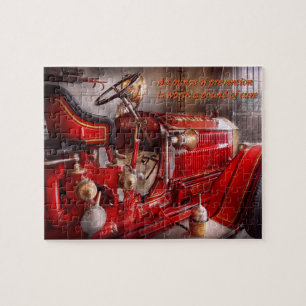 Inspiration - Lastwagen - Warten auf einen Anruf Puzzle