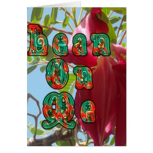 Inspiration Lean on me Bloral Skyward Art Print (Vorne)