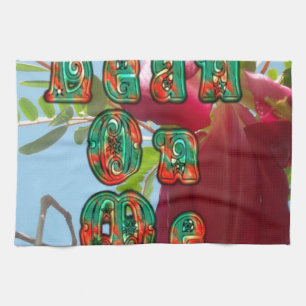 Inspiration Lean on me Bloral Skyward Art Print Handtuch