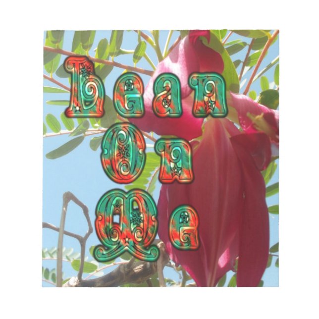 Inspiration Lean on me Bloral Skyward Art Print Notizblock (Vorderseite)