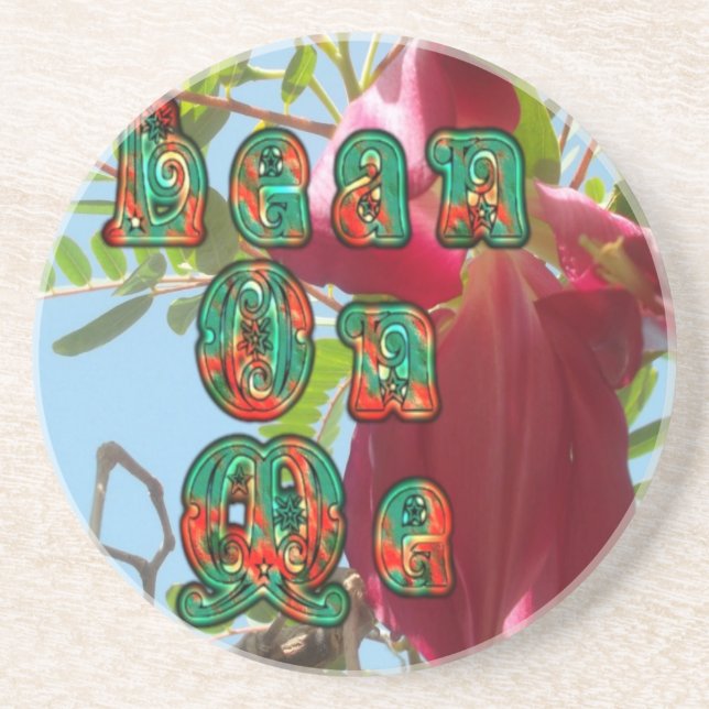 Inspiration Lean on me Bloral Skyward Art Print Untersetzer (Vorne)