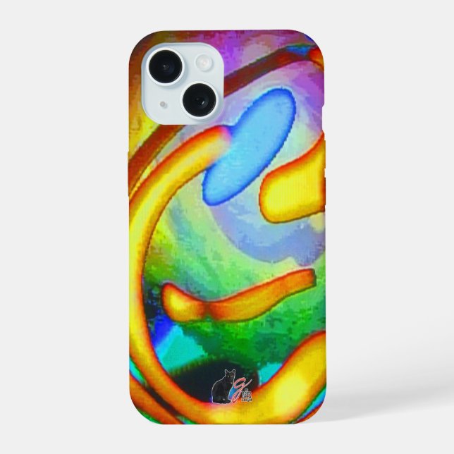 Inspiration Loops iPhone 15 Hülle (Rückseite)