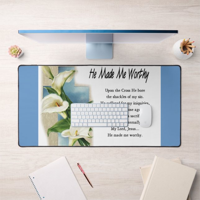 Inspiration machte er mich wert schreibtischunterlage (Büro 1)