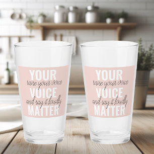 Inspiration - Motivationsangebot für Ihre Stimme Glas