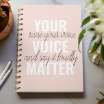 Inspiration - Motivationsangebot für Ihre Stimme Notizbuch<br><div class="desc">Inspiration - Motivationsangebot für Ihre Stimme</div>
