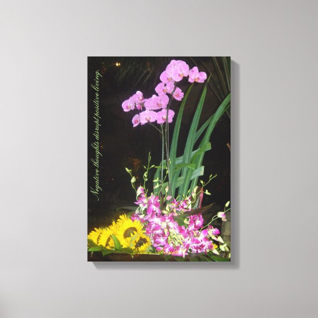 Inspiration/Motivierend Leinwand Wandkunst (Vorderseite)