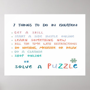 Inspiration motivierend lustige Typografie Poster