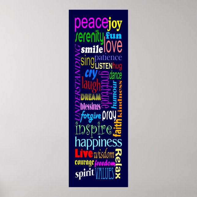 Inspiration Motivierend Poster Print 2 (Vorne)