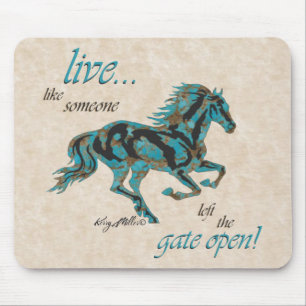 Inspiration Pferdewächter Mousepad
