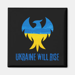 Inspiration Phoenix steigende Ukraine Farben Magnet