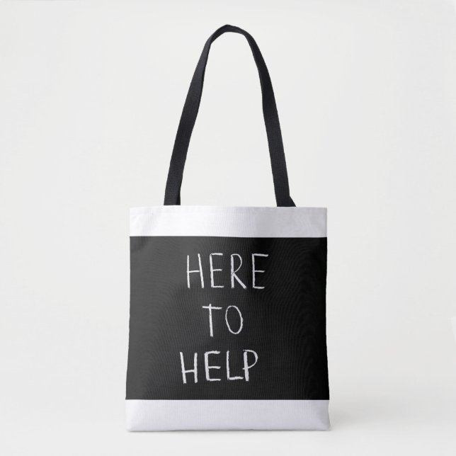 Inspiration-Phrase Tote Bag (Vorderseite)