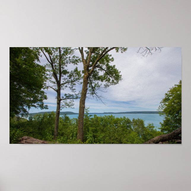 Inspiration Point, Glen Helen Lake, Michigan. Poster (Vorne)