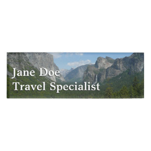 Inspiration Point im Yosemite-Nationalpark Namenschild