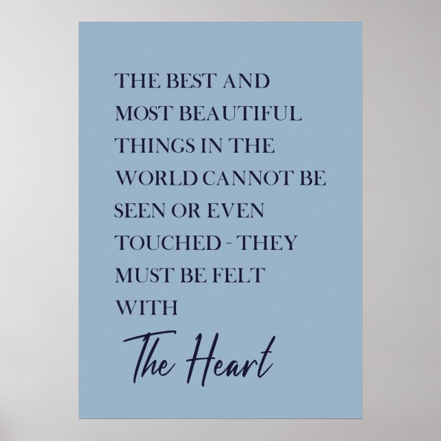 Inspiration positive Affirmative Wall Art Motiv Poster (Vorne)