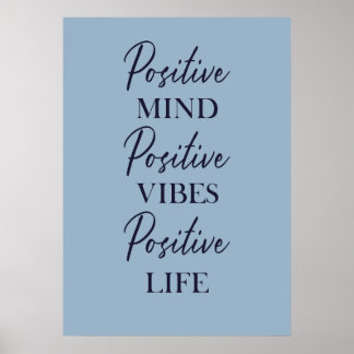 Inspiration positive Affirmative Wall Art Motiv Poster
