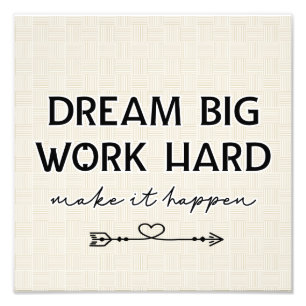 Inspiration Poster Dream Big