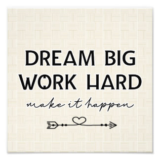 Inspiration Poster Dream Big