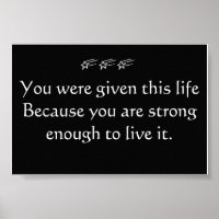Inspiration Poster - Leben