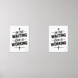 ✨ Inspiration Print Set - "In der Gewartet Gott is