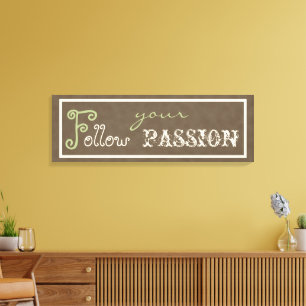 Inspiration Redewendungen Geschenke Wrapped Canvas Leinwanddruck