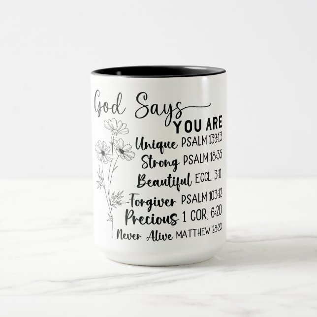 Inspiration/Religiöse/Bibelverse Tasse (Zentrum)