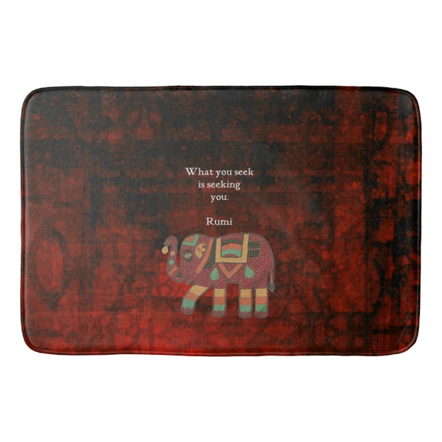 Inspiration Rumi, was Sie Zitat suchen Badematte (Vorderseite)